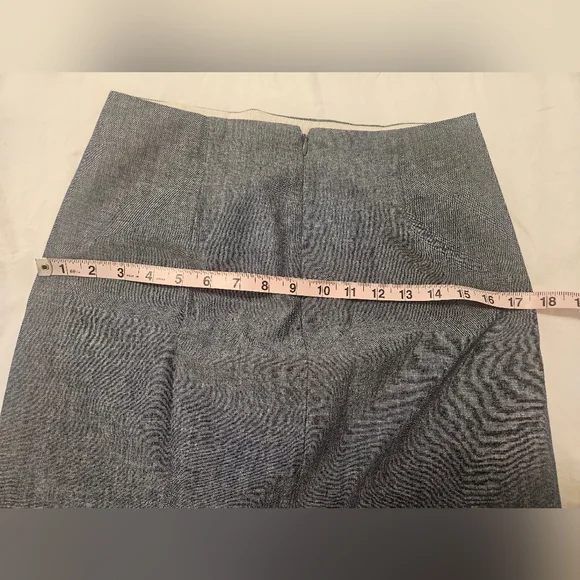 J. CREW Chambray Skirt w/Scalloped Detail | SZ 00 - Picture 10 of 10
